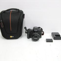 Canon EOS M50 Mark II Mirrorless Digital Camera with 15-45mm STM Lens