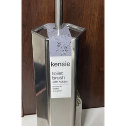 Kensie toilet brush with holder 