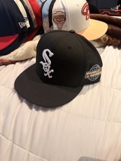 Chicago White Sox Fitted Hat 2005 World Series Patch 7 1/4