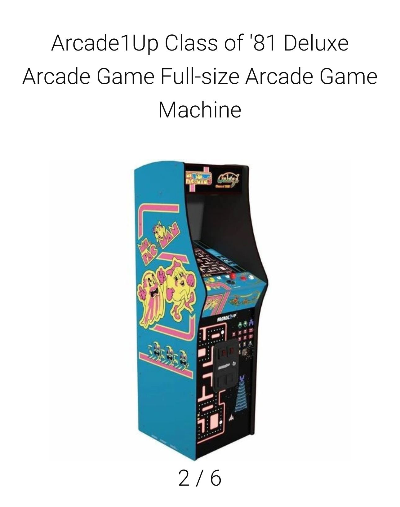 Arcade Ms Pacman Galaga And More