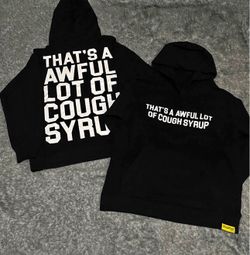 whole lot of cough syrup hoodie men’s large brand new