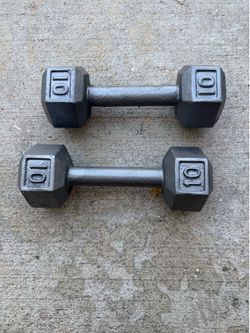 10 lb dumbbells