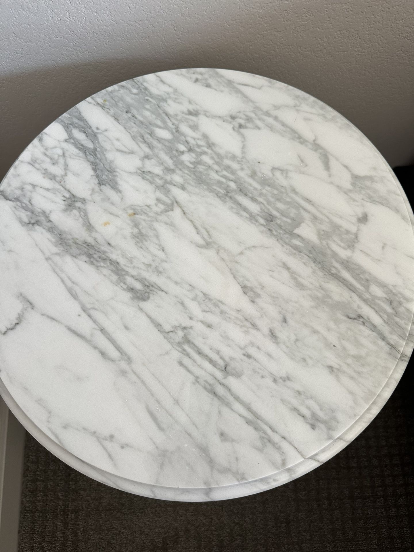 Antique Vintage Cherub Marble Table