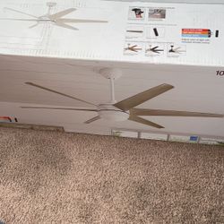 Home decorators 68” Indoor Outdoor LED Ceiling Fan With remote Control New Never Used 