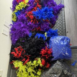 Feather Boa - New! Every Color - Marti Gras ! Lot Of 75-100 