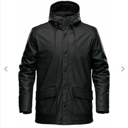 Stormtech Men's Black Waterfall Insulated Rain Jacket