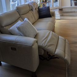 Leather Recliner Sofa And Chair 