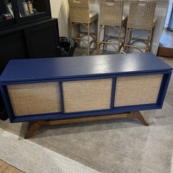 Modern Avenue TV Stand/Record Player storage 