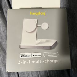 Heyday For i Phone, I Watch & Earbuds 3-in1 multi-charger