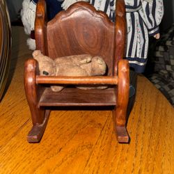 Little Teddy‘s Taking A Nap In His Little Chair