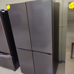 SAMSUNG BLACK STAINLESS FLEX ZONE COUNTER DEPTH REFRIGERATOR OPEN BOX ITEM 16