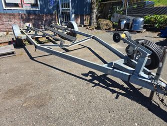 20ft galvanized boat trailer.  Washington Title