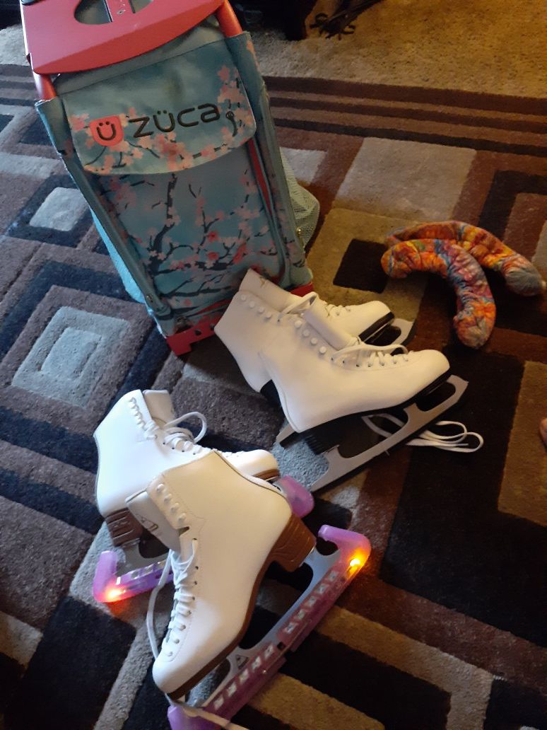 Zuca sport bag and ice skates