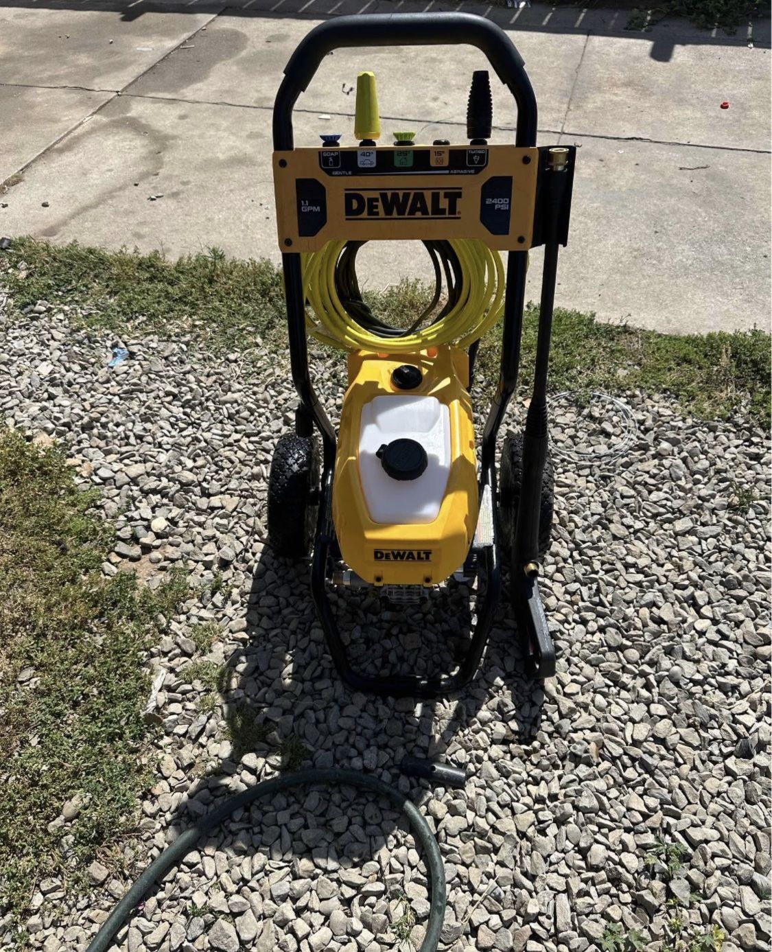 2400 PSI 1.1 GPM Cold Water Electric Pressure Washer by DEWALT