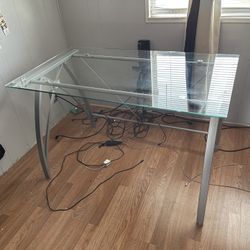 Glass Desk