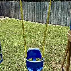 Premium High Back Full Bucket Toddler Swing Seat