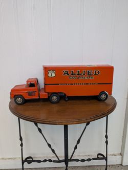 Vintage TONKA Allied Van Lines Semi Truck Trailer And Cab