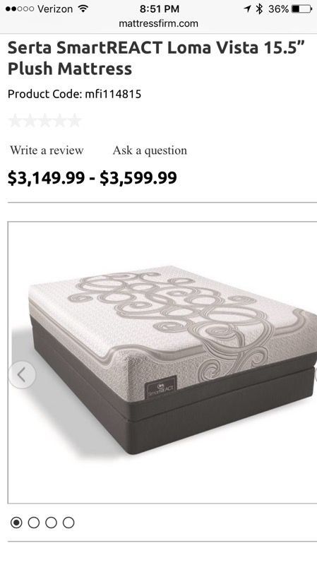 Serta Smart React Luxury Hybrid Plush Loma Vista Perfect Sleeper For Serta Smart React Luxury Hybrid Plush Loma Vista Perfect Sleeper For In Hollywood Fl Offerup