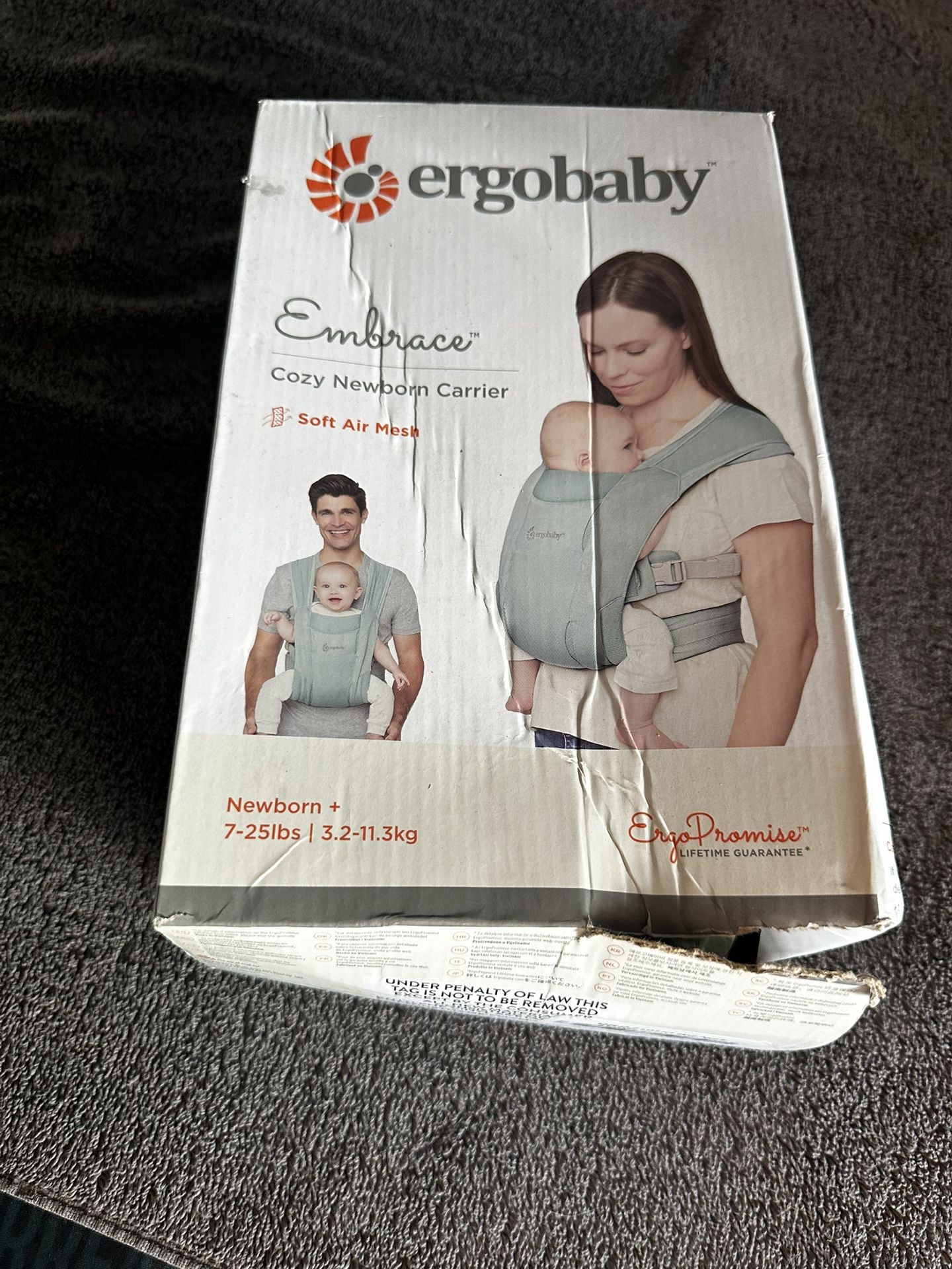 Ergobaby Embrace Cozy Newborn Essentials Baby Carrier Wrap