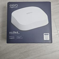 Amazon Eero Pro 6 Tri Band Mesh Wifi Router