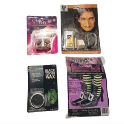 Witch Makeup + Shoe Covers + Tooth Adult Halloween Costume Accessories

Finish your witch Costume If Posted It Is Available 
