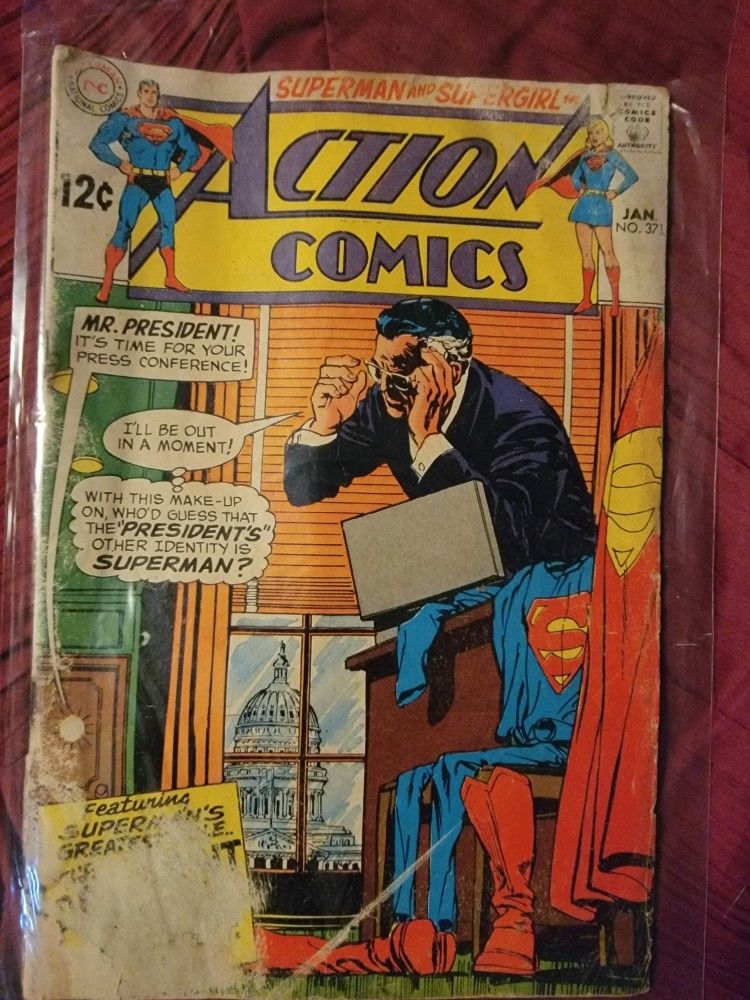 ACTION COMICS #371 CGC 6.5 1969 DC Curt Swan & Neal Adams cover