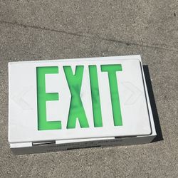 Green Exit Signs