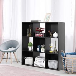 9-Cube Wooden Storage Organizer Bookcase Shelf (60% Off)