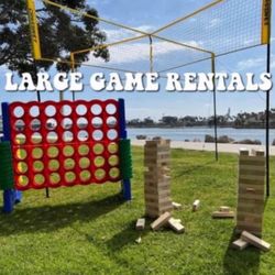 CONNECT 4, JENGA, RING TOSS