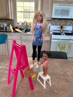Art teacher playset