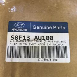 2020-2023 Hyundai Palisade All Weather Floor Mats + WeatherTech Custom Cargo Truck Liner