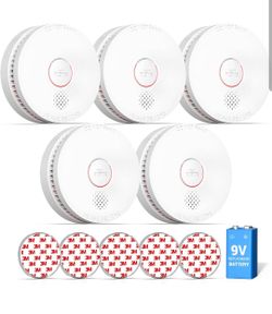 SITERWELL Smoke Detector, 10 Year Product Life Fire Alarm
Battery Smoke Alarms with Photoelectric Sensor & Low Battery Warning Function for House,GS50