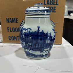 Victorian Iron ware Ginger Jar 