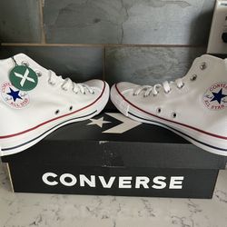 Converse All Star HI Optical White Unisex Men’s 6, Women’s 8