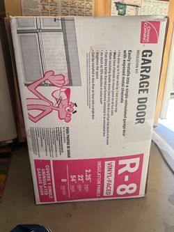 Garage door insulation kit