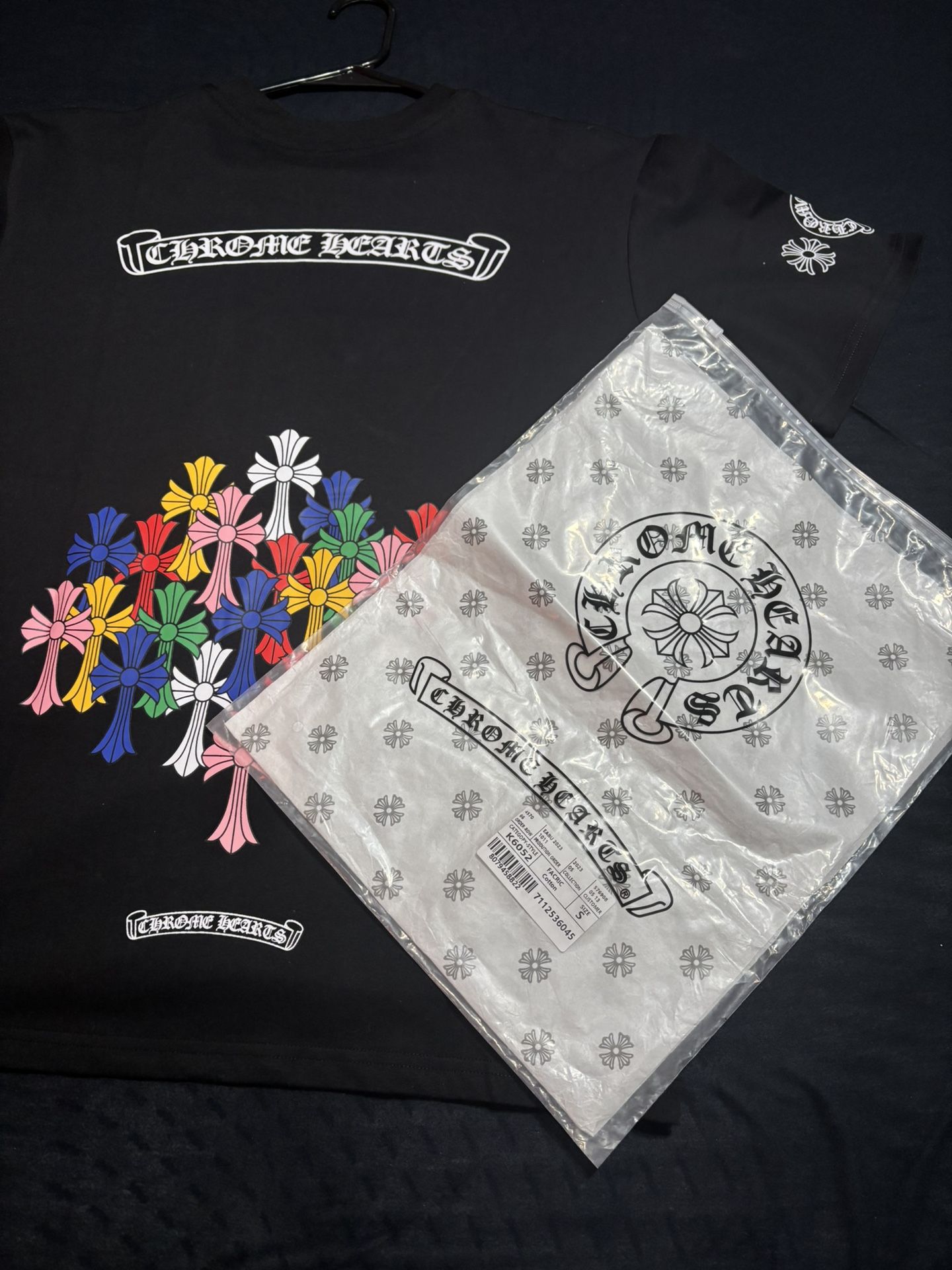 Chrome Hearts Multicolored cross Tee
