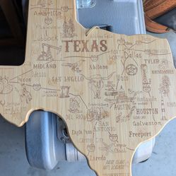 Totally Bamboo state of Texas cutting board
