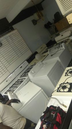 Washers dryers& gas range