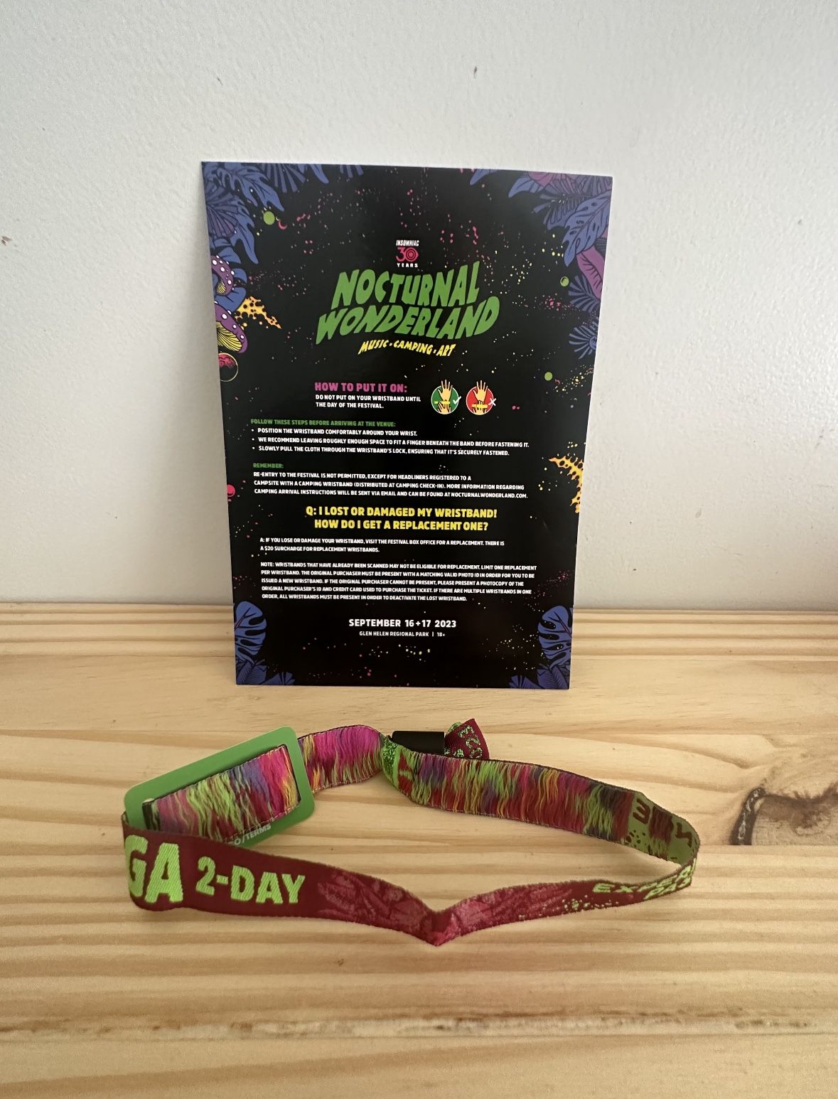 Nocturnal Wonderland Ticket