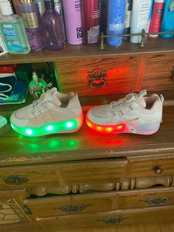 rechargable light up healy sneakers sz 1
