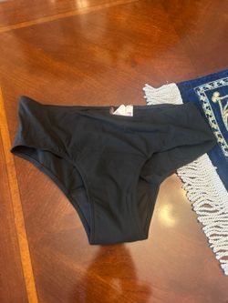 Black Panties period undearwear medium black color bikini pink Victoria secre