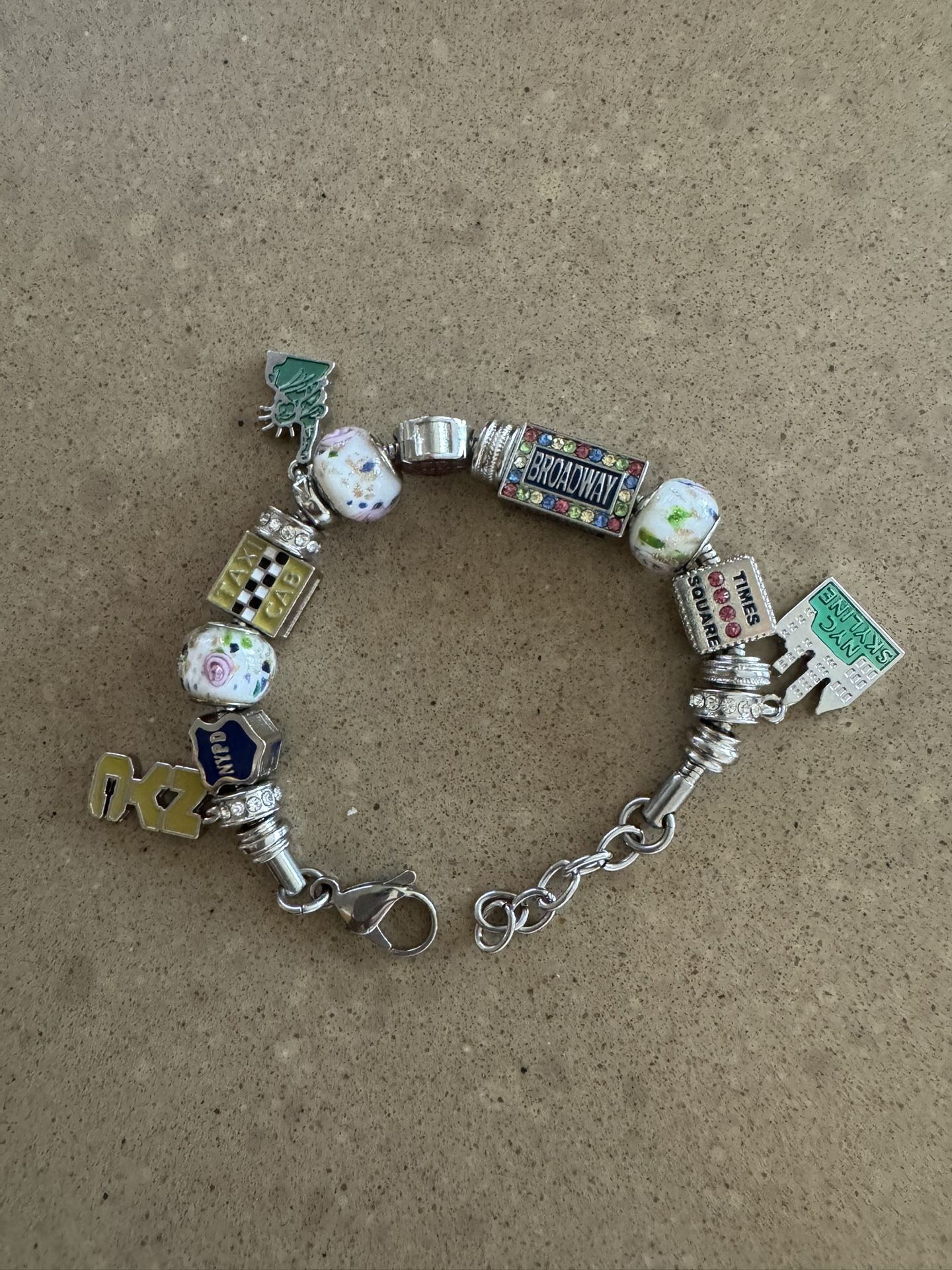Brand New, New York Charm Bracelet!