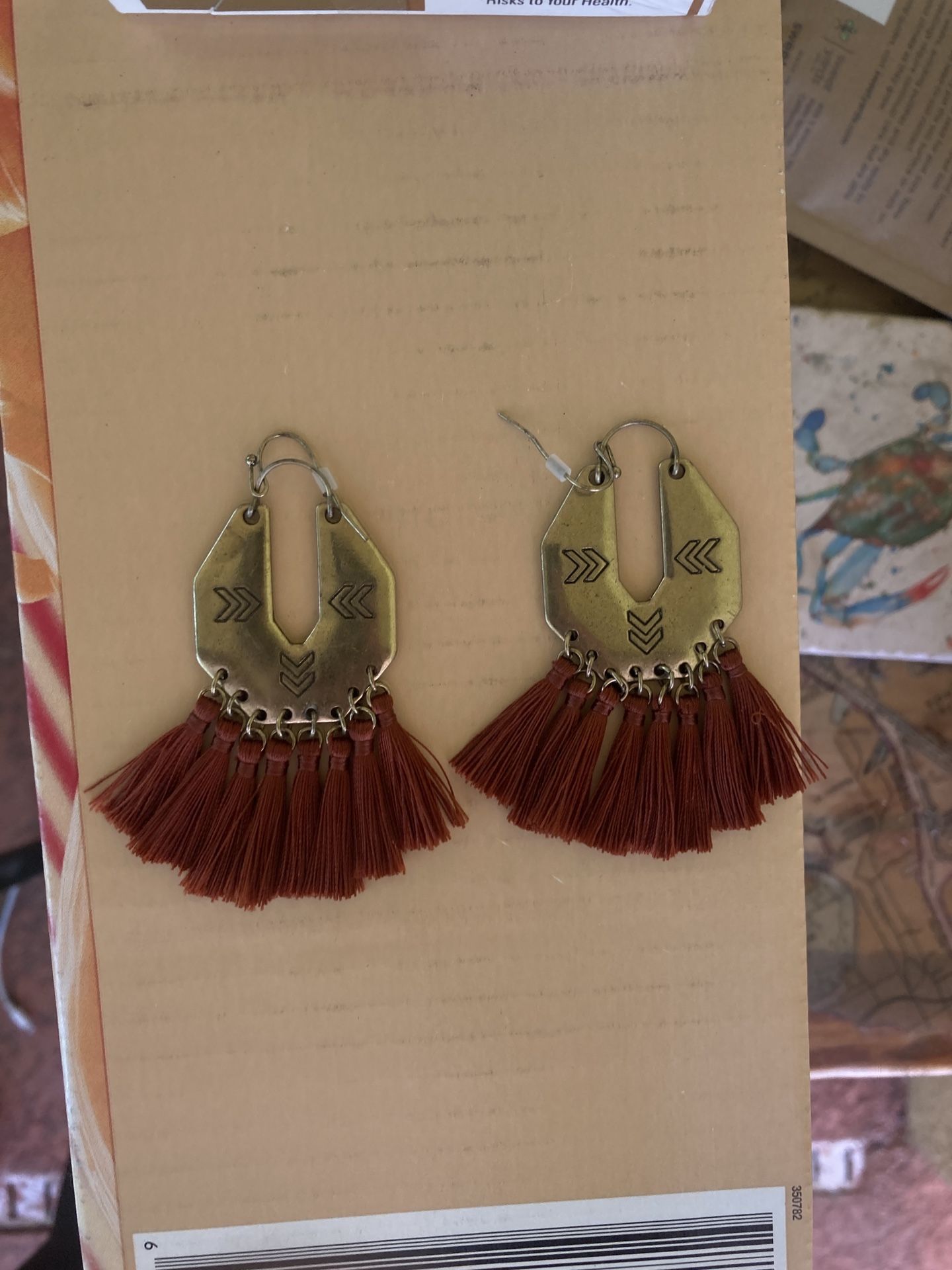 Tribal Fringe Statement Earrings