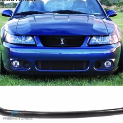 Fits 2003-2004 Ford Mustang SVT OE Style Front Bumper Lip Spoiler PU