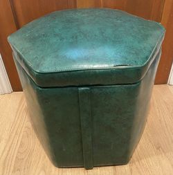 Vintage Mid Century Modern Ottoman 