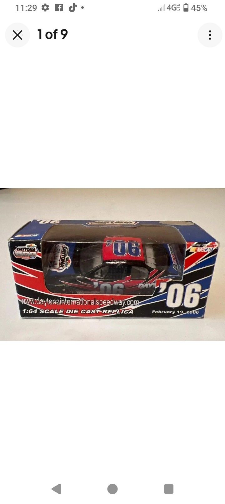 Nascar Model Car