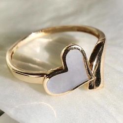 14K Solid Gold Ring Size 7 