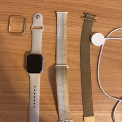Apple Watch Series 7, Bands, and Portable Charger 