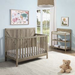 Suite Bebe Barnside 4-in-1 Vintage Chestnut Convertible Crib