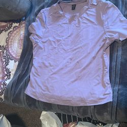 Purple SHEIN Fitness Shirt 